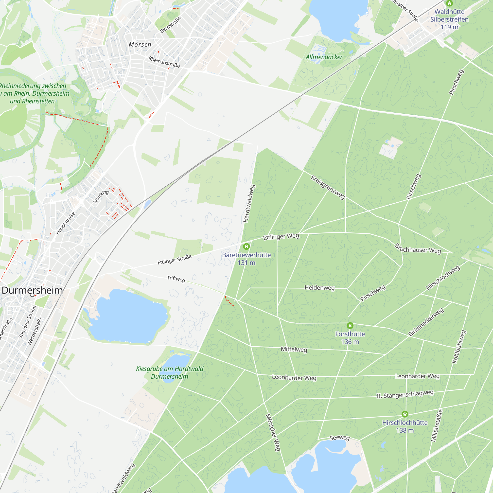 Bäretriewerhütte map