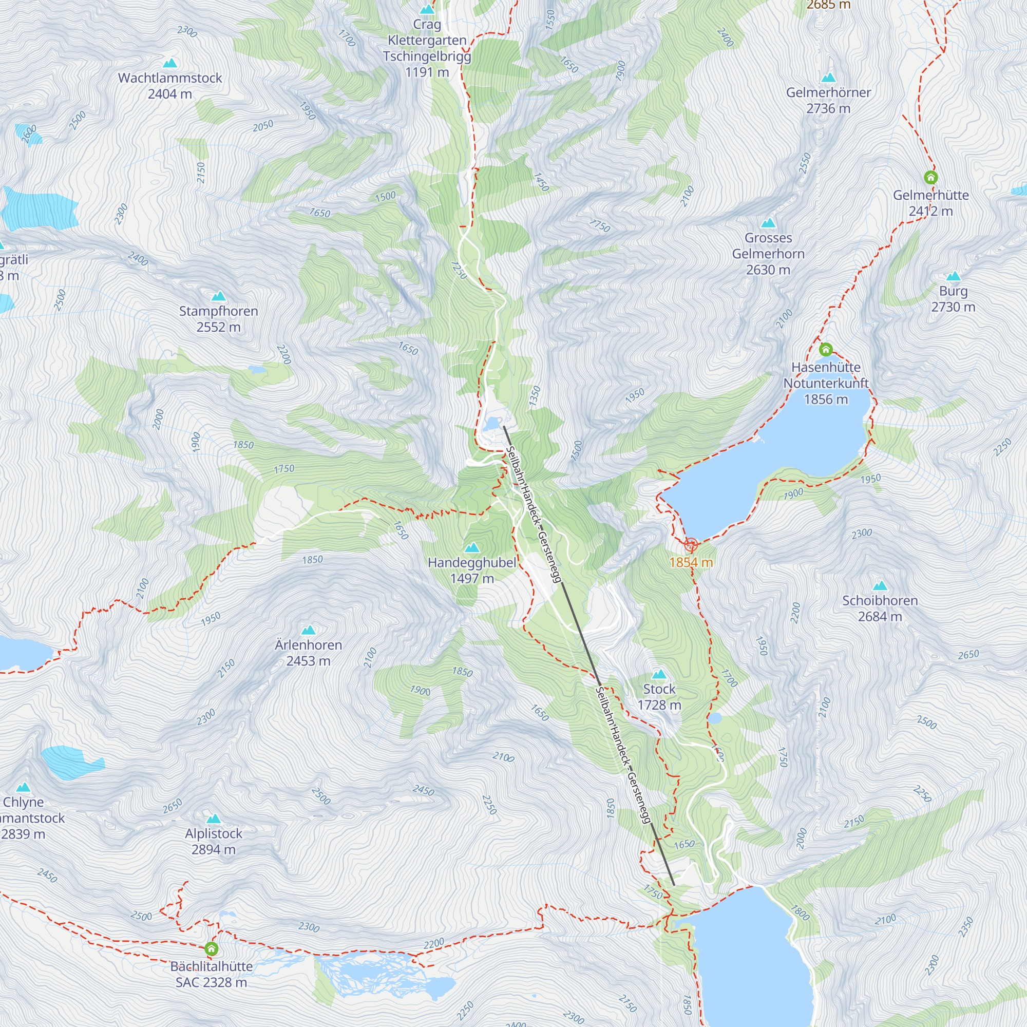 Handegg map