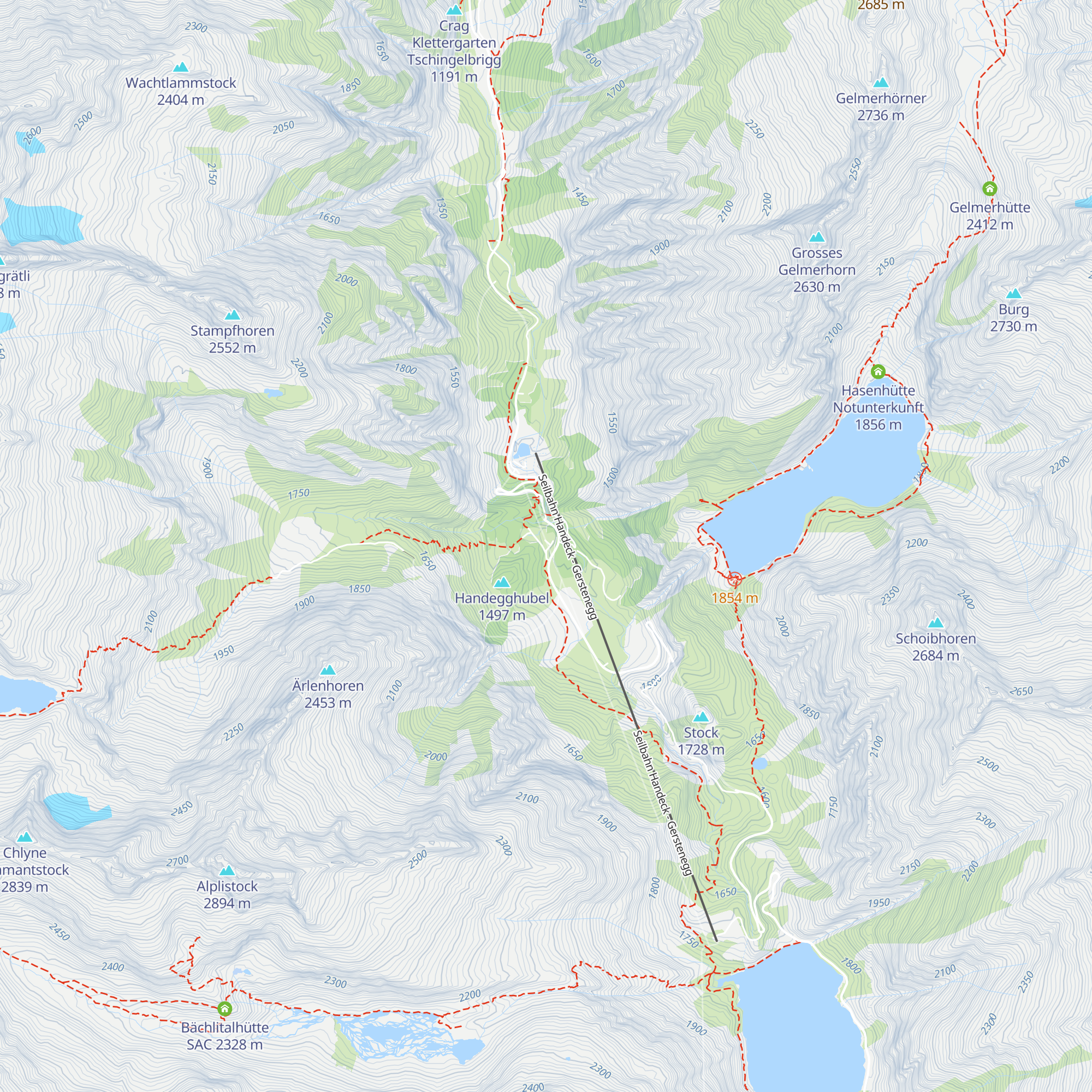 Handegg map