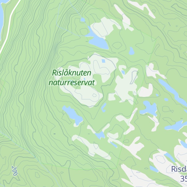 Map of Rislåknuten