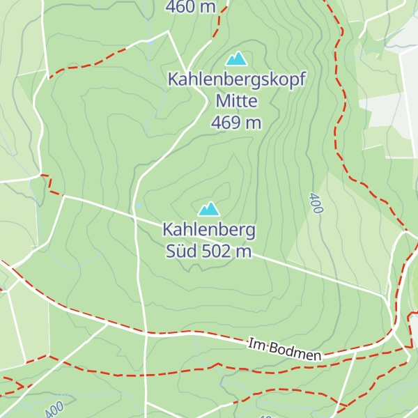Map of Kahlenberg Süd