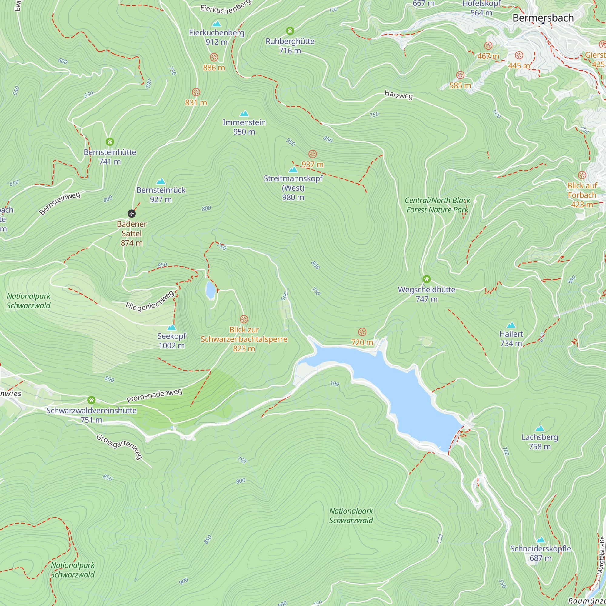 Bernhardushütte map