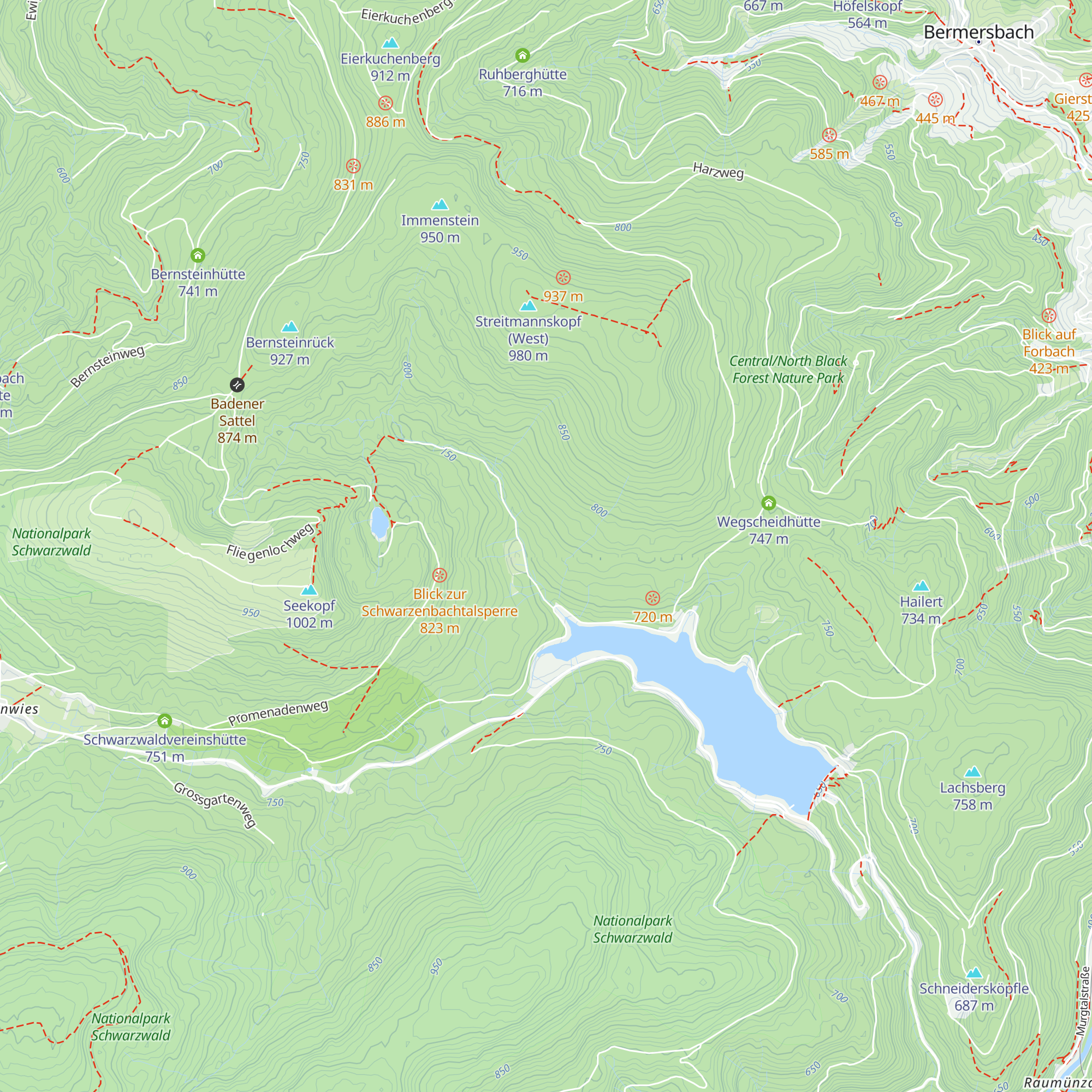 Bernhardushütte map
