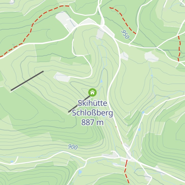Map of Skihütte Schloßberg