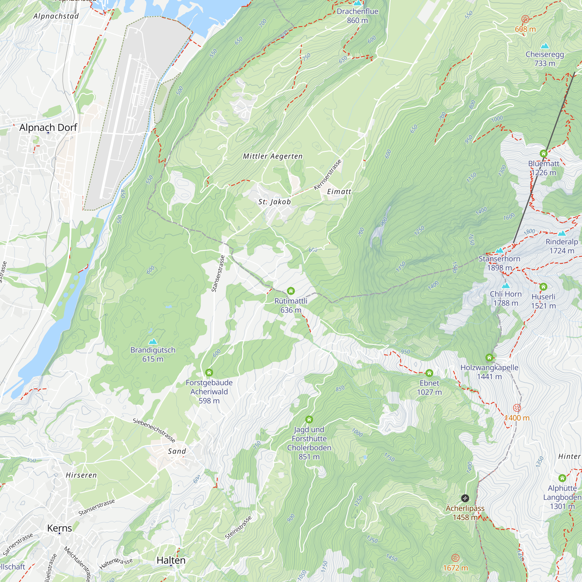 Rütimattli map