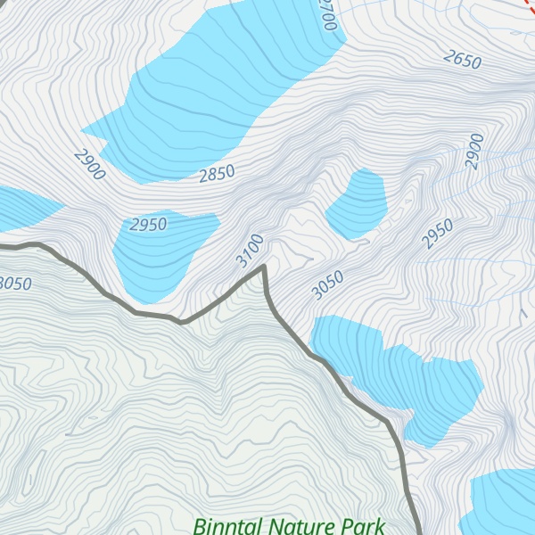 Map of Hohsandhorn / Punta del Sabbione