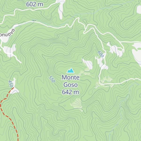 Map of Monte Goso