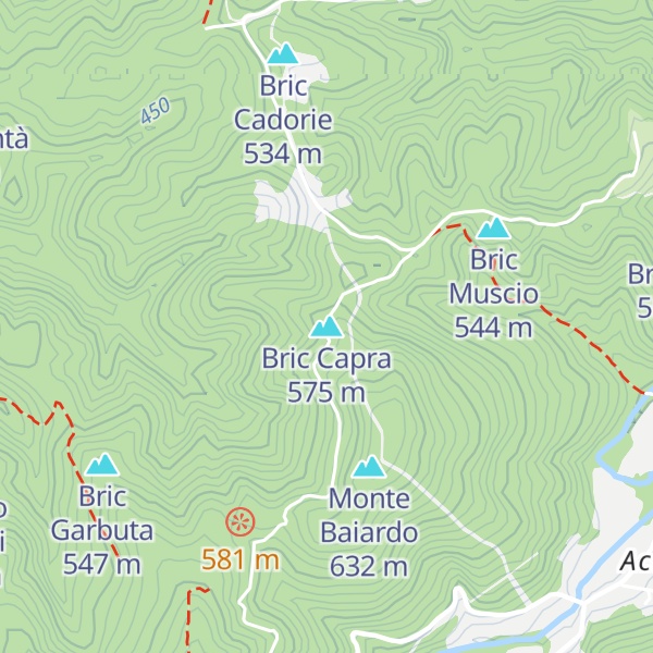 Map of Bric Capra