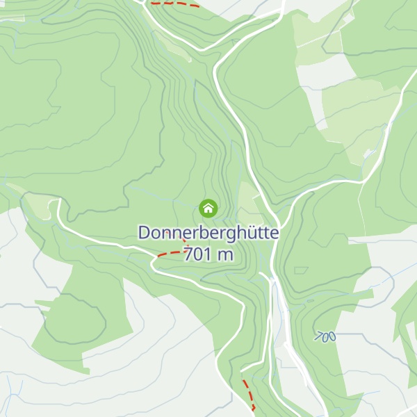 Map of Donnerberghütte