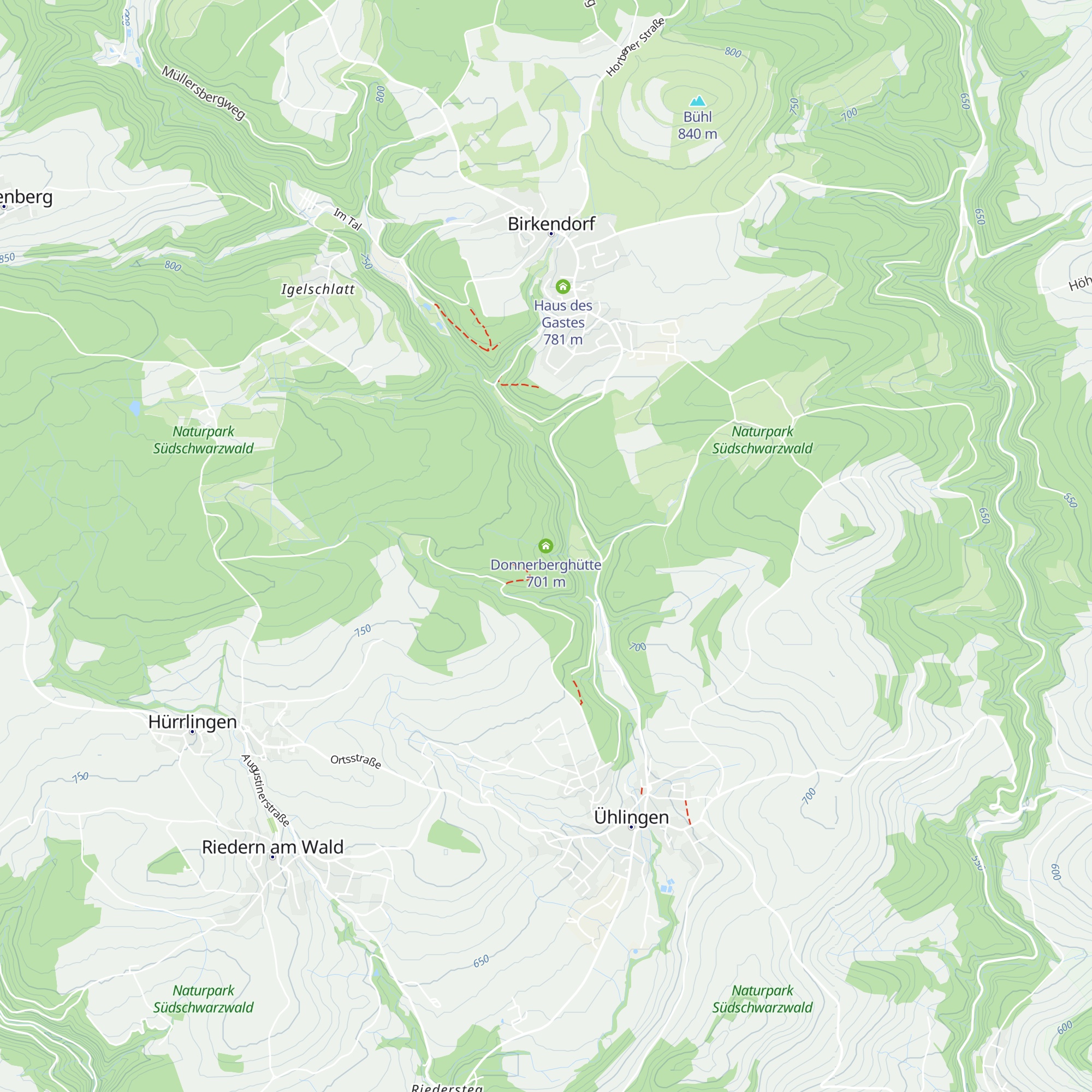 Donnerberghütte map