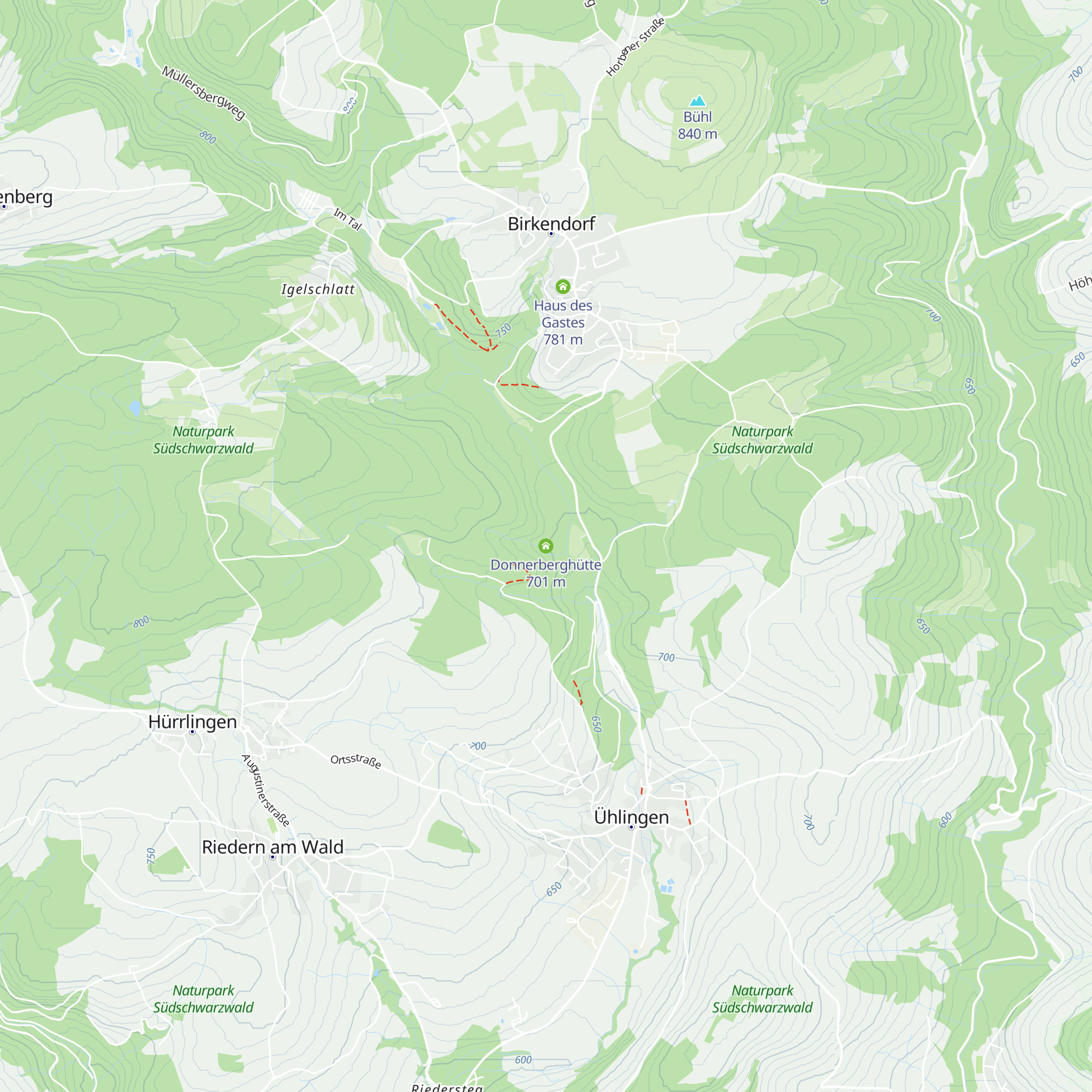 Donnerberghütte map