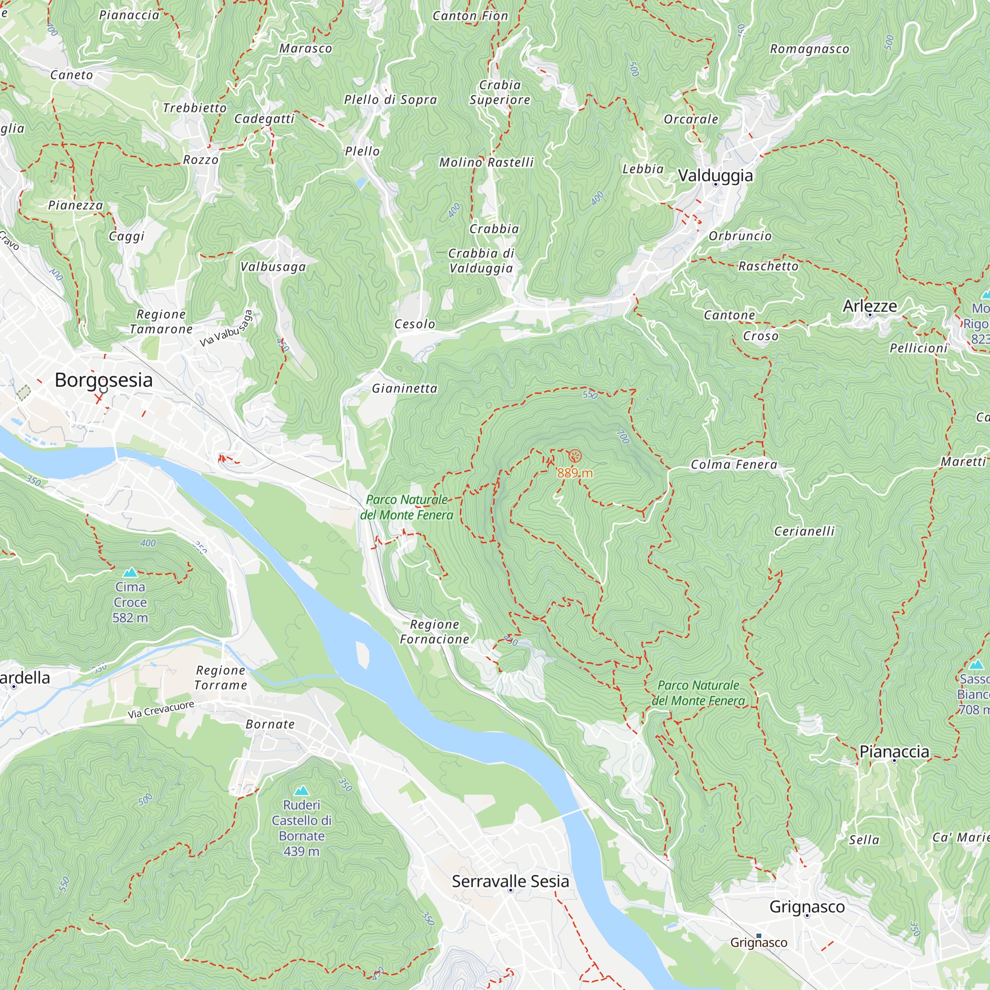 Rifugio GASB map