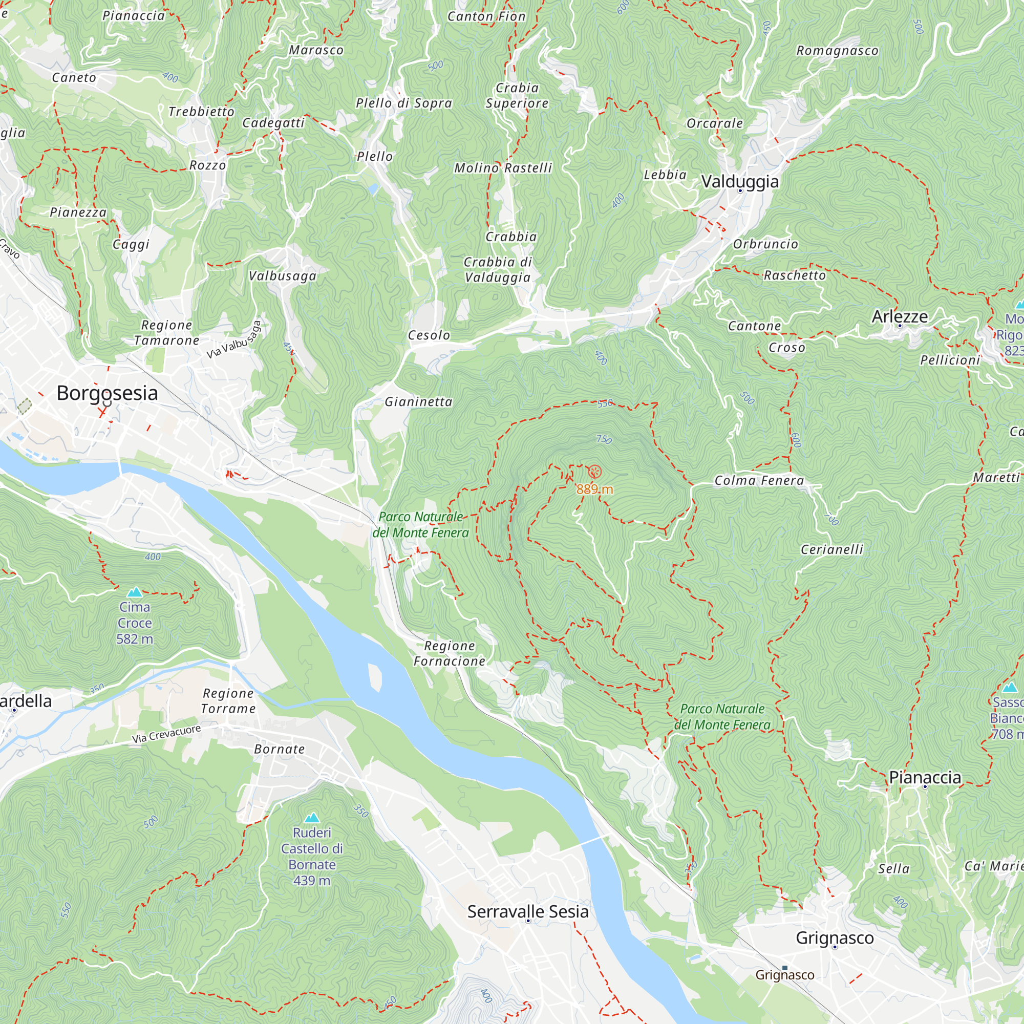 Rifugio GASB map
