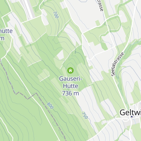 Map of Gauseri-Hütte