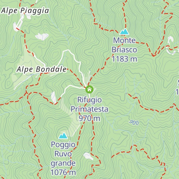 Map of Rifugio Primatesta