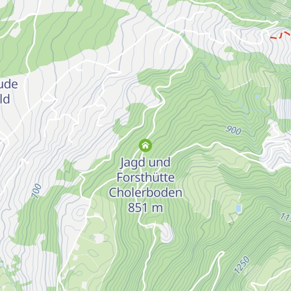 Map of Jagd und Forsthütte Cholerboden