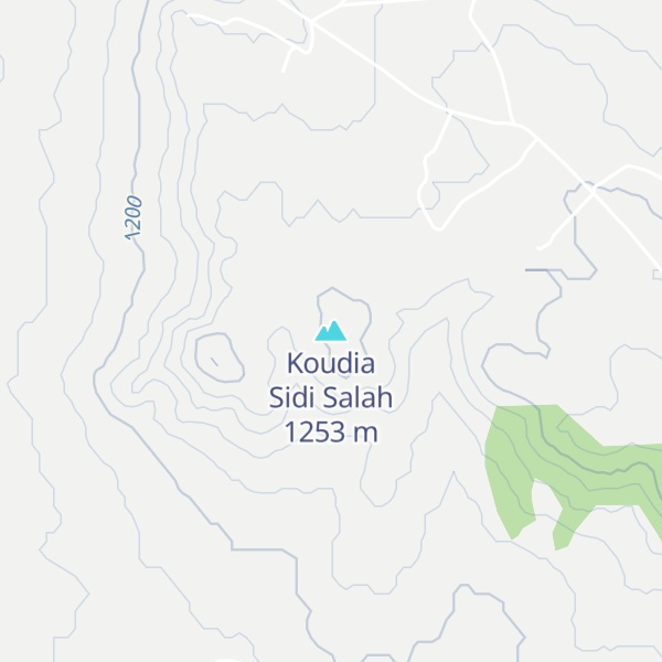 Map of Koudia Sidi Salah
