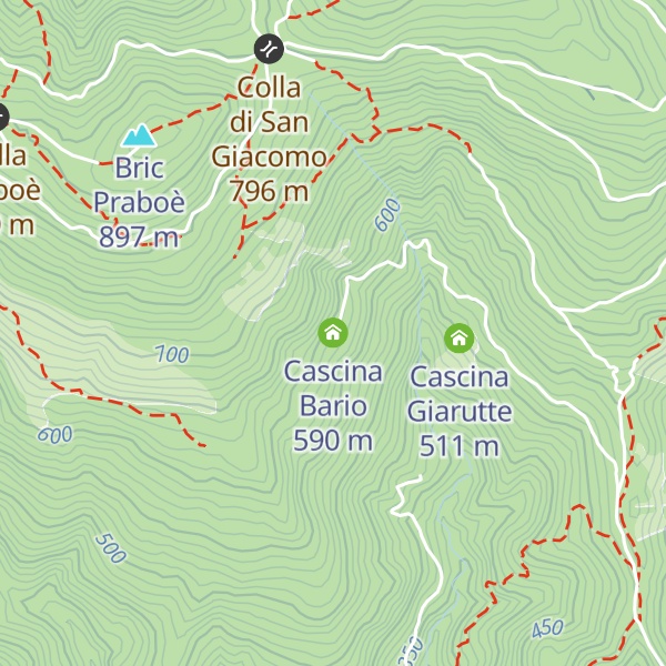 Map of Cascina Bario