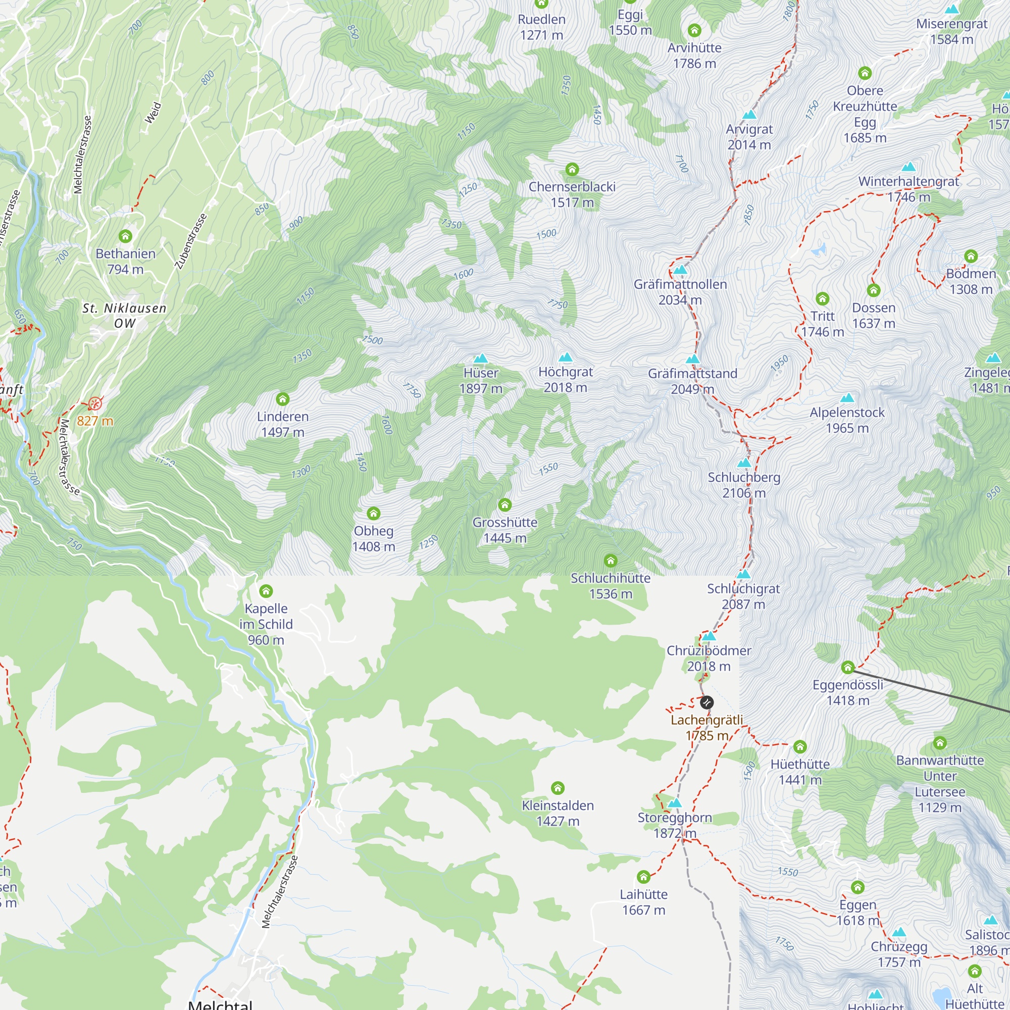 Grosshütte map