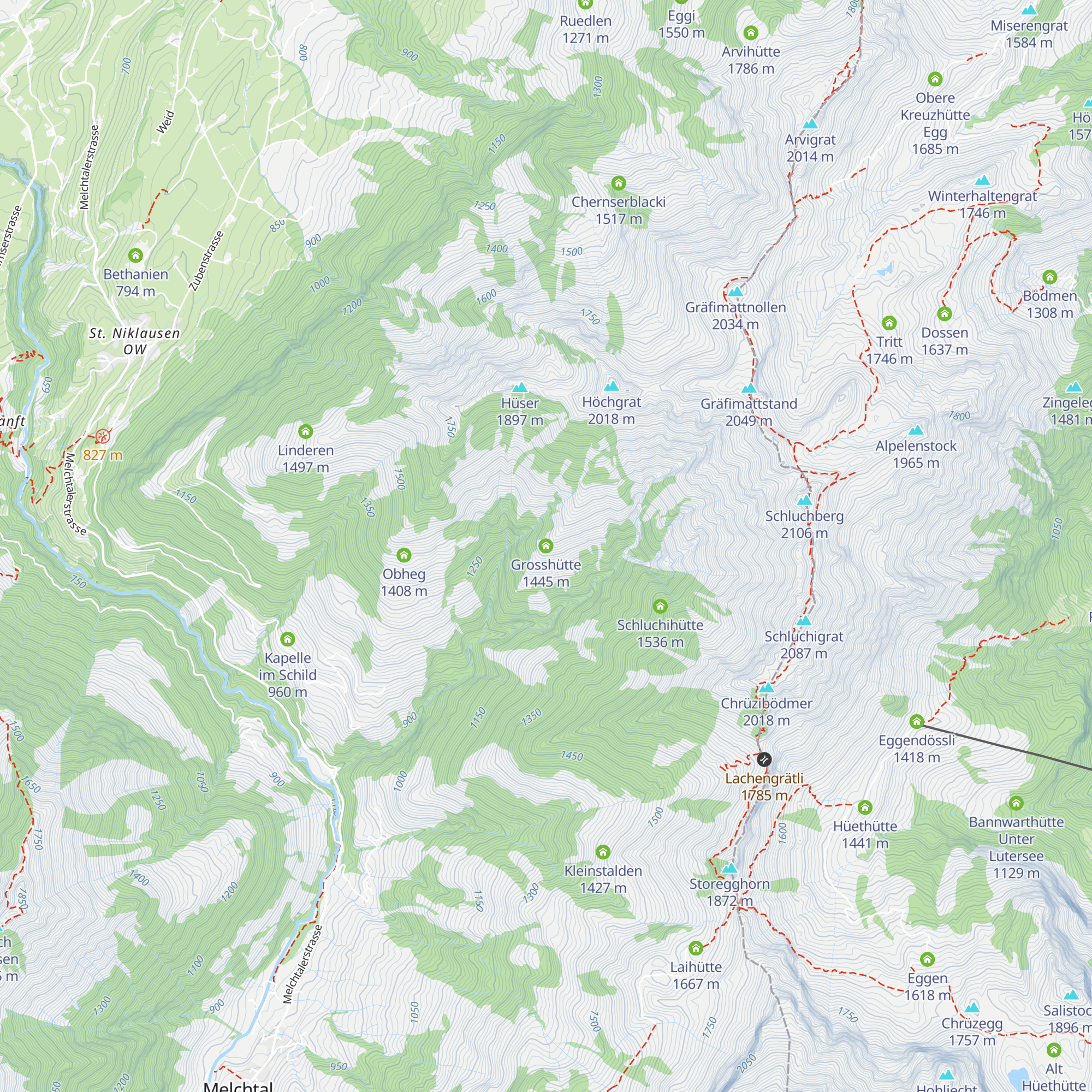 Grosshütte map