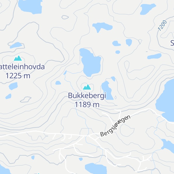 Map of Bukkebergi