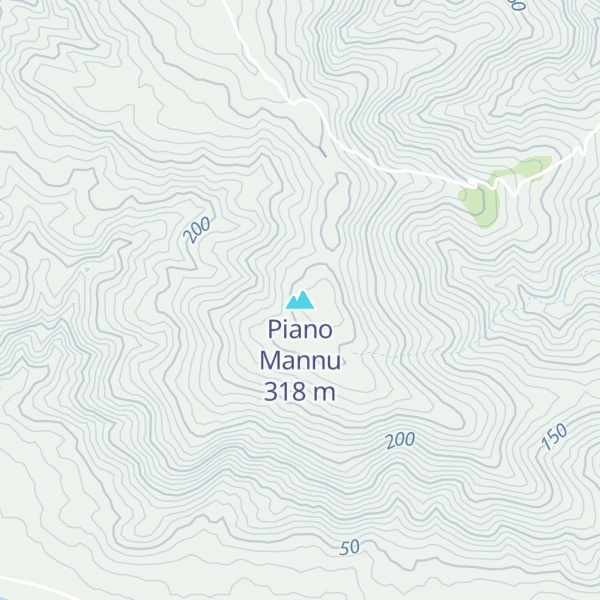 Map of Piano Mannu