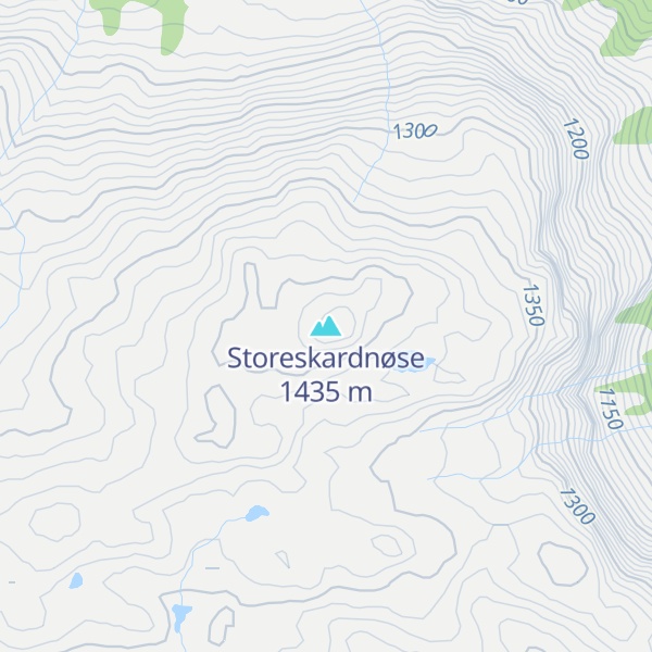 Map of Storeskardnøse