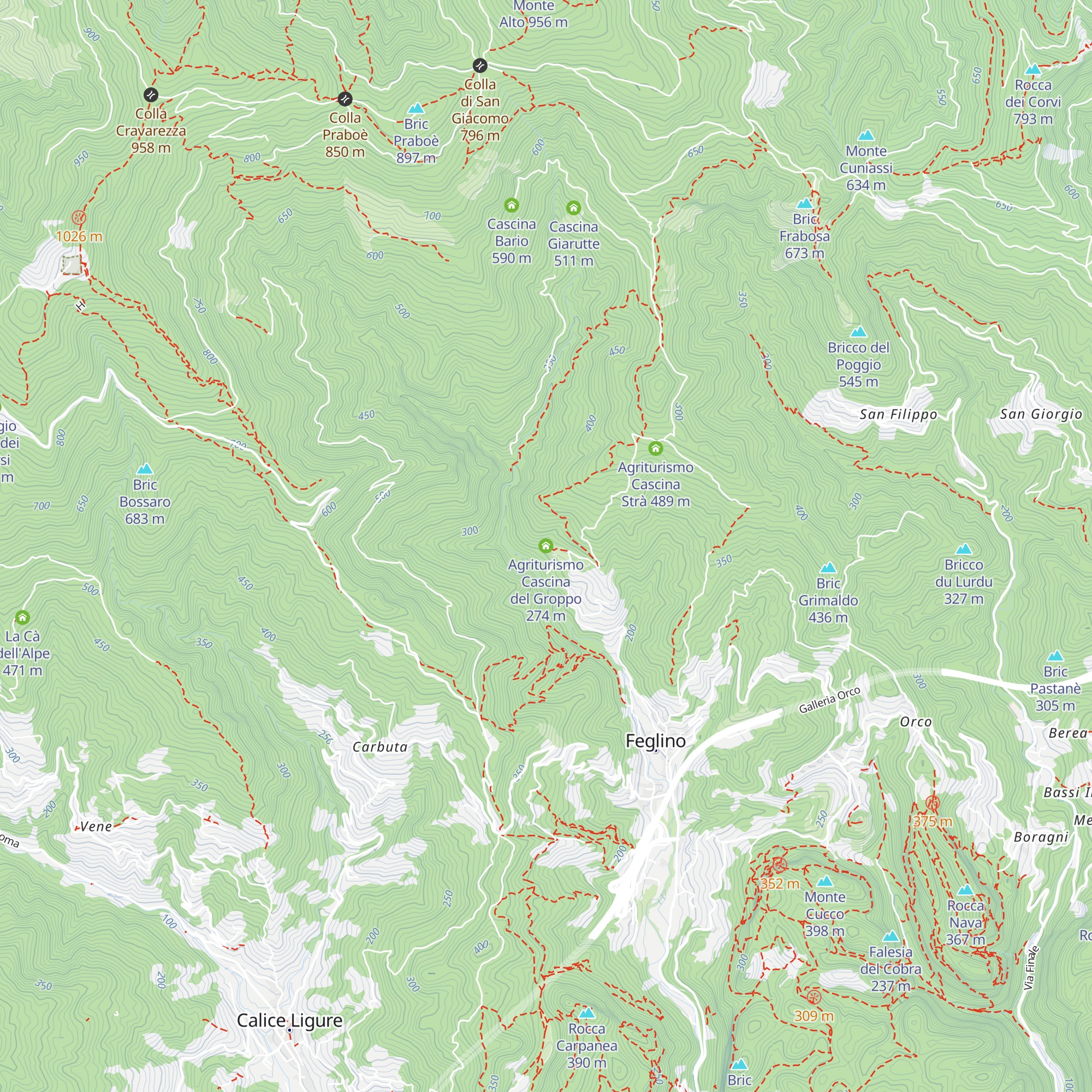 Agriturismo Cascina del Groppo map