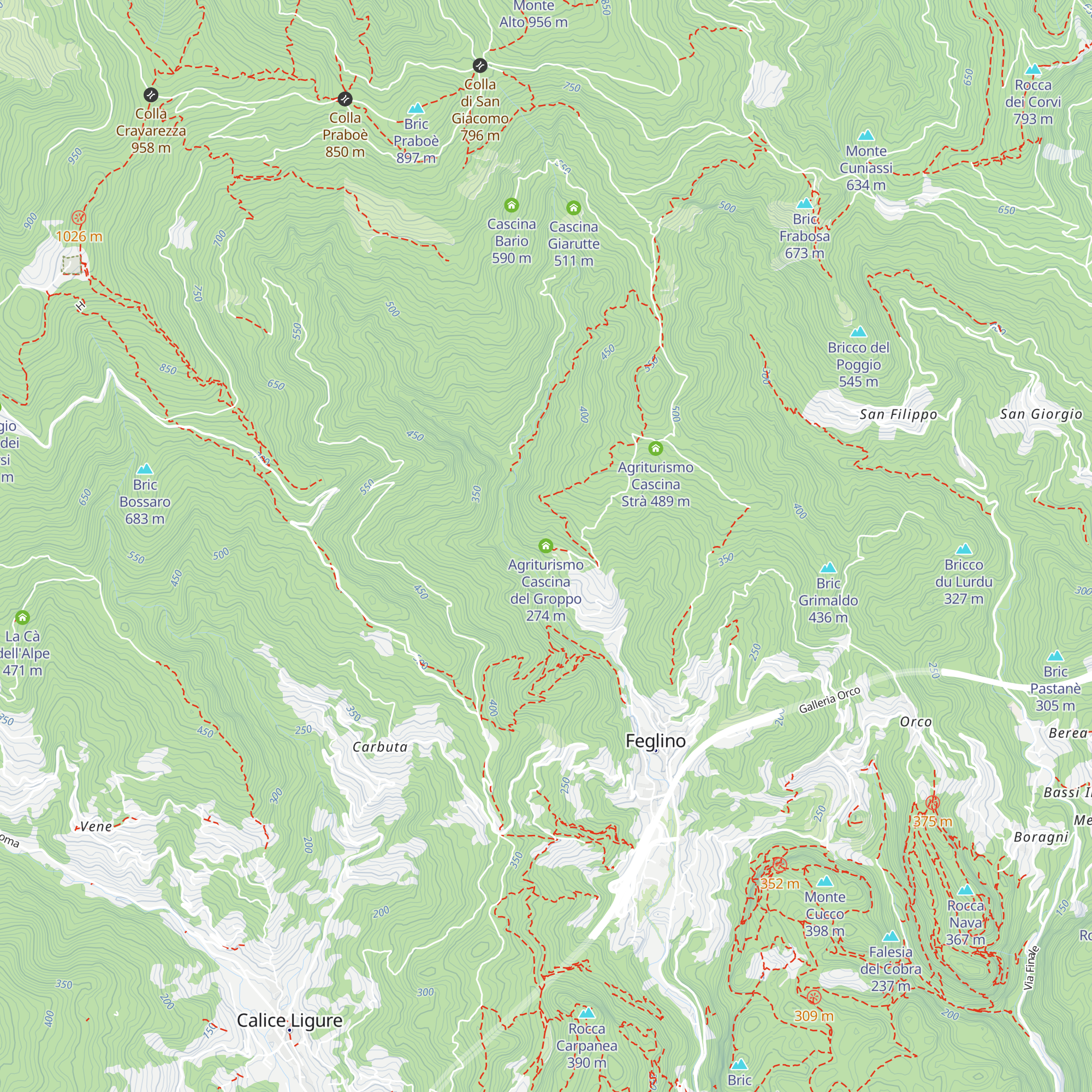 Agriturismo Cascina del Groppo map