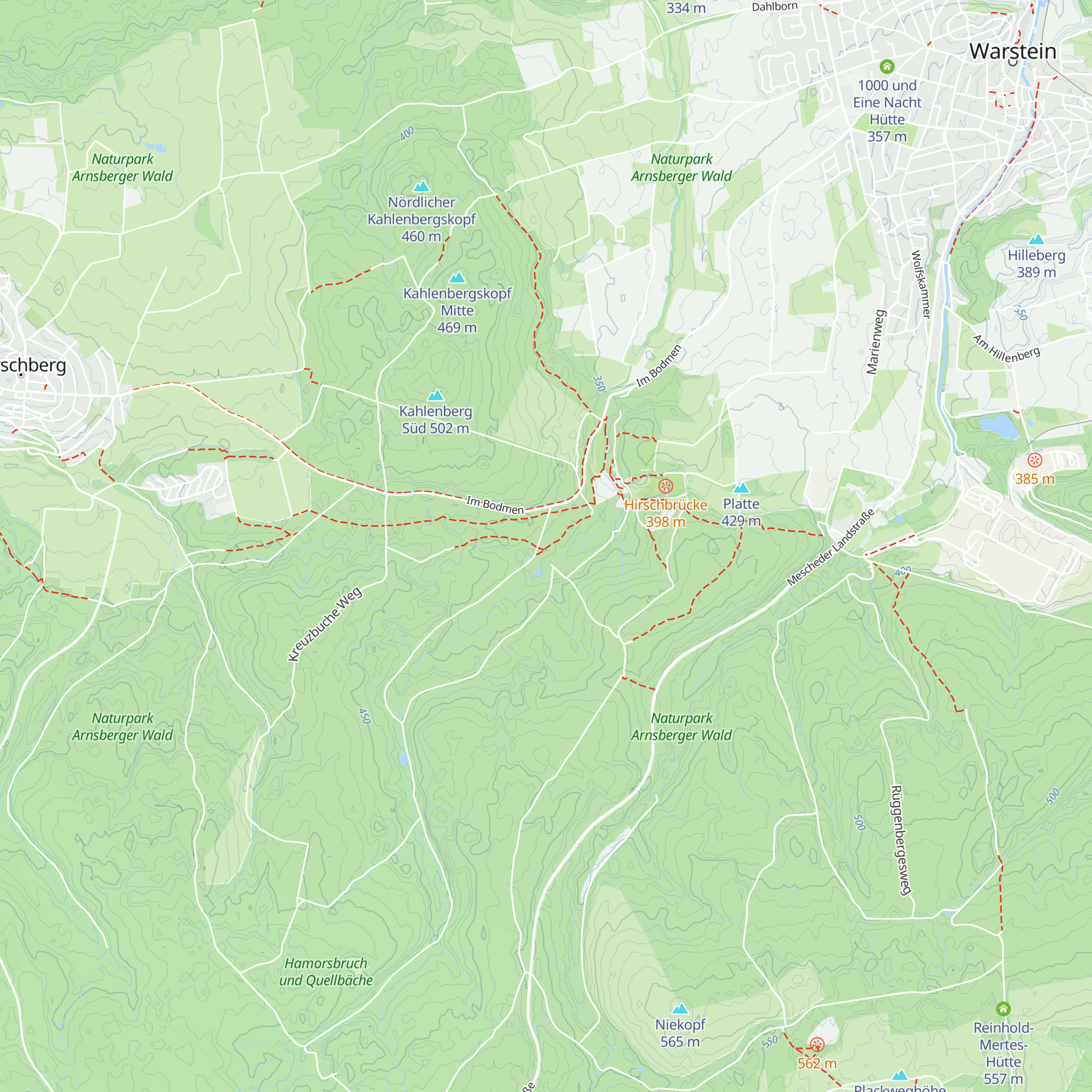 Fritz-Krieger-Hütte map
