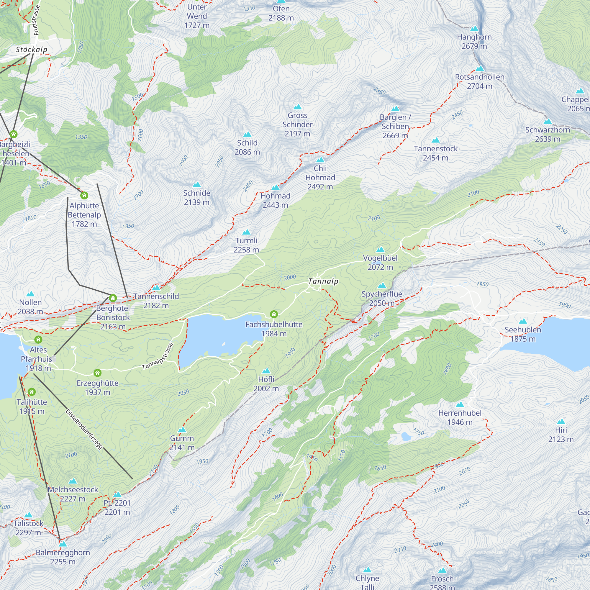 Ochsenmatthütte map
