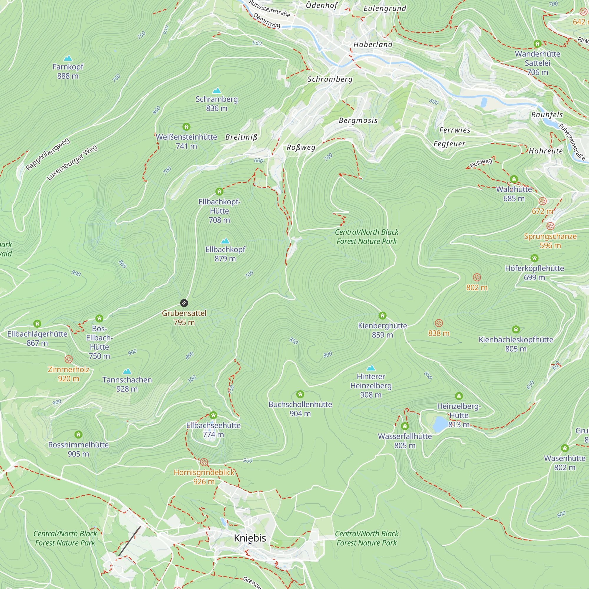 Wiesenhütte map