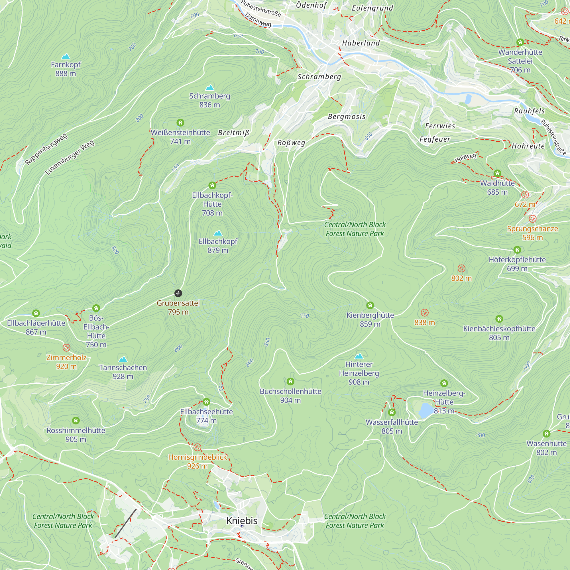 Wiesenhütte map