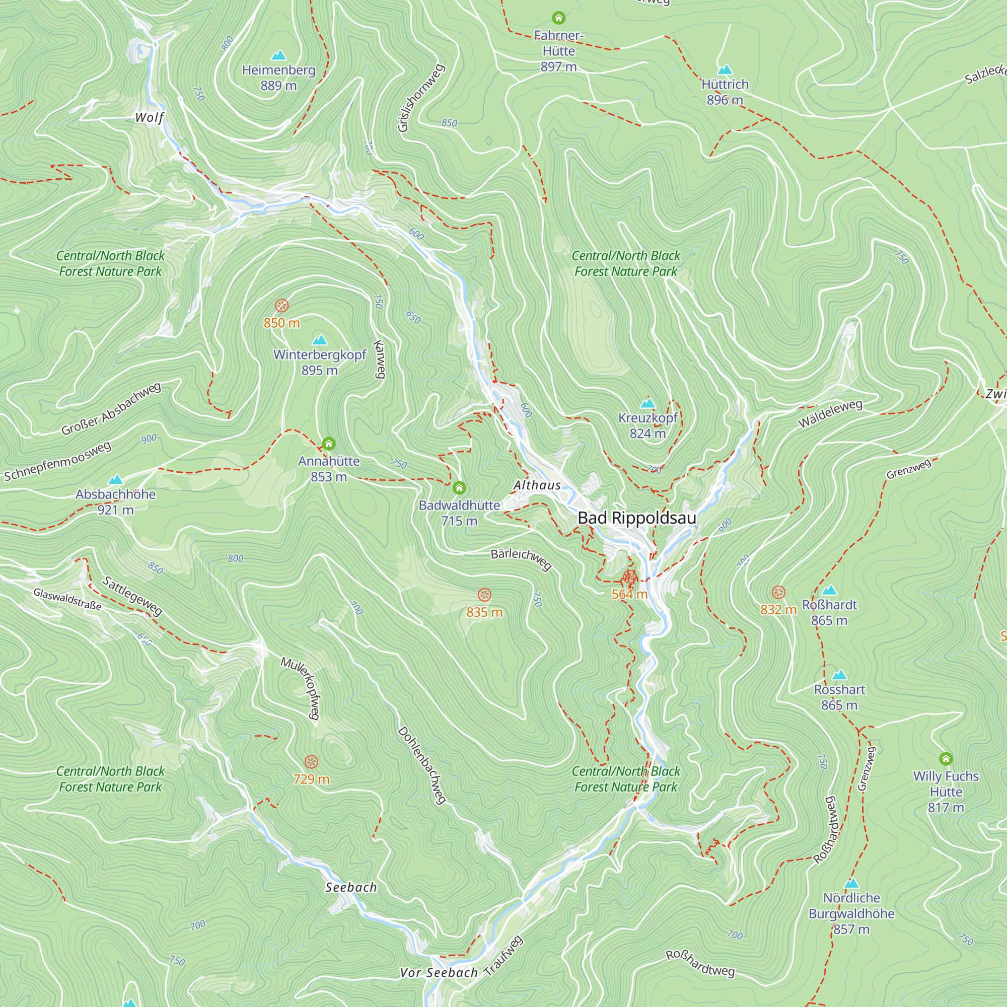 Grillhütte Althaus map