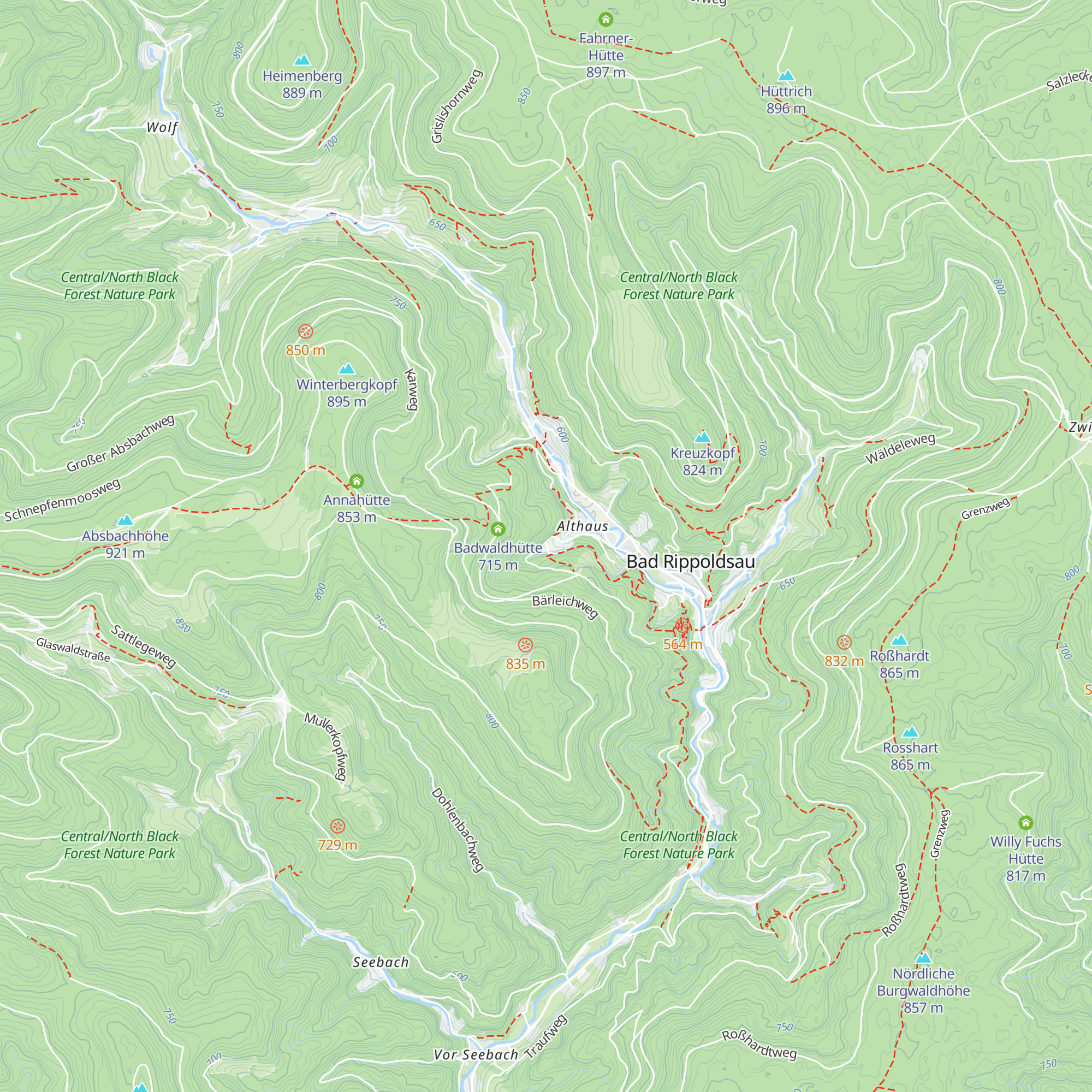 Grillhütte Althaus map