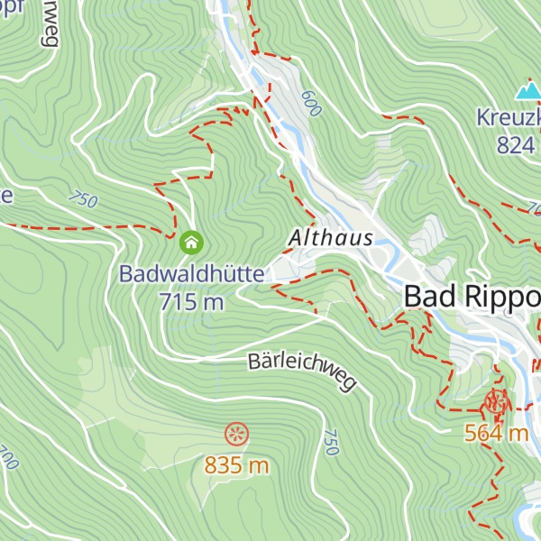 Map of Grillhütte Althaus