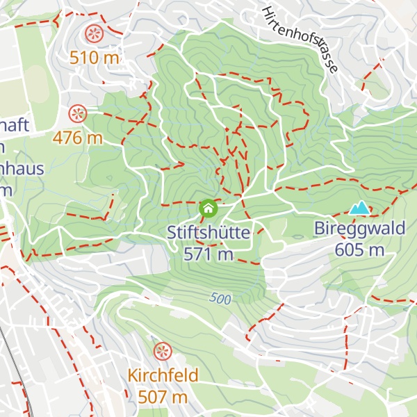 Map of Stiftshütte