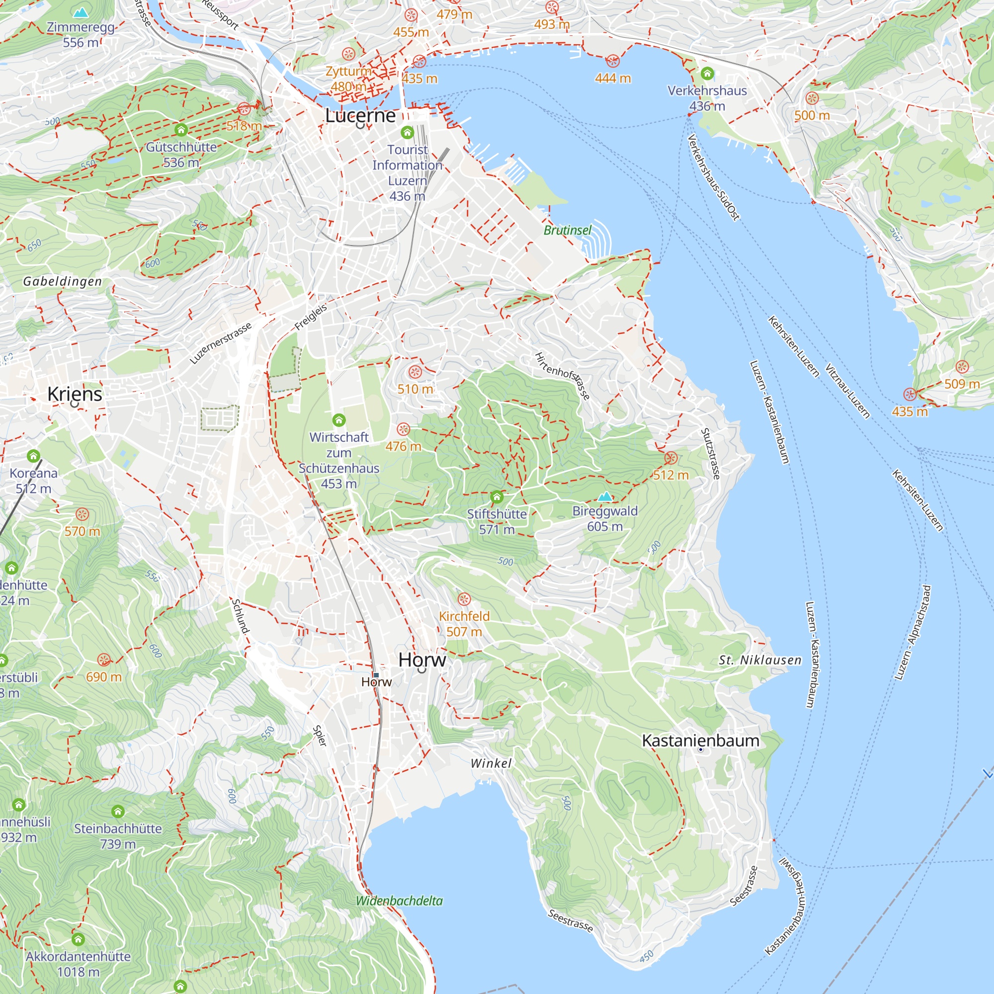 Stiftshütte map
