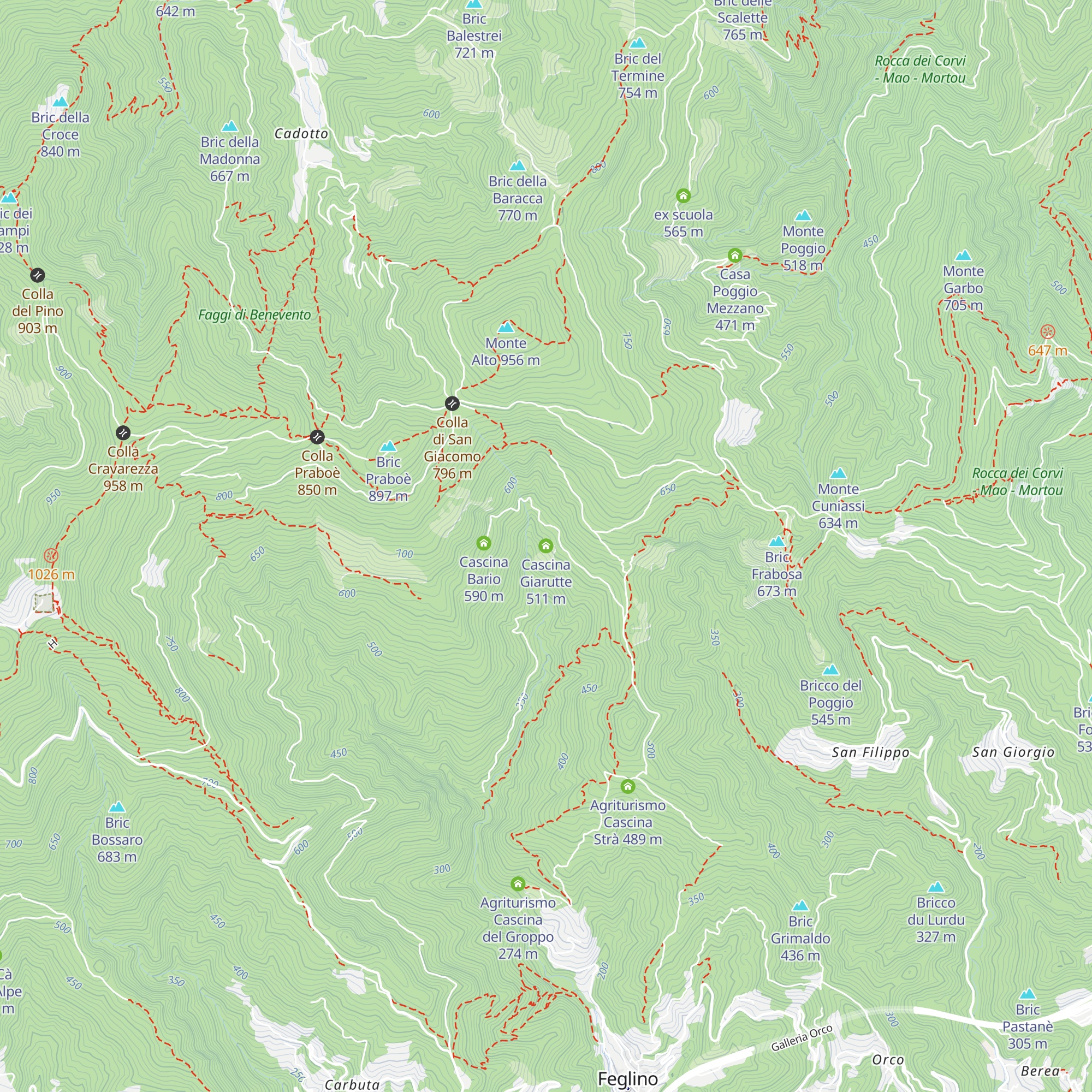 Cascina Giarutte map