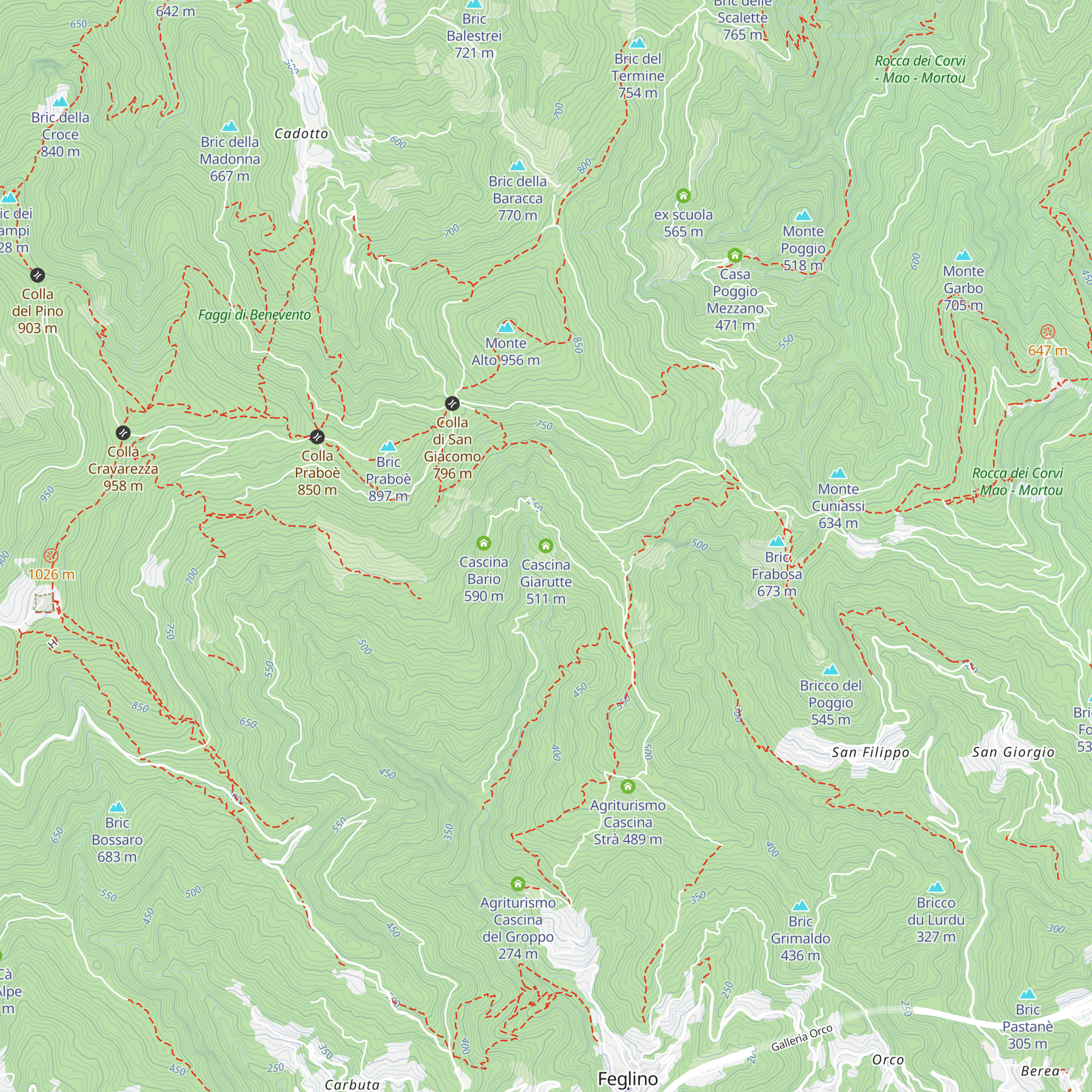 Cascina Giarutte map