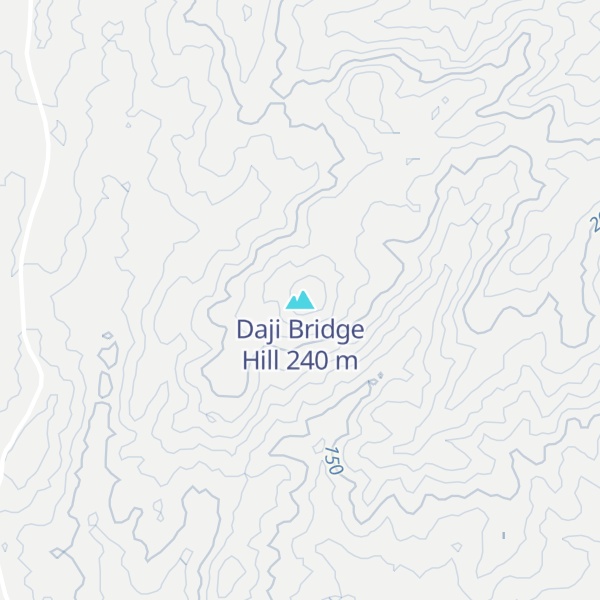 Map of Daji Bridge Hill