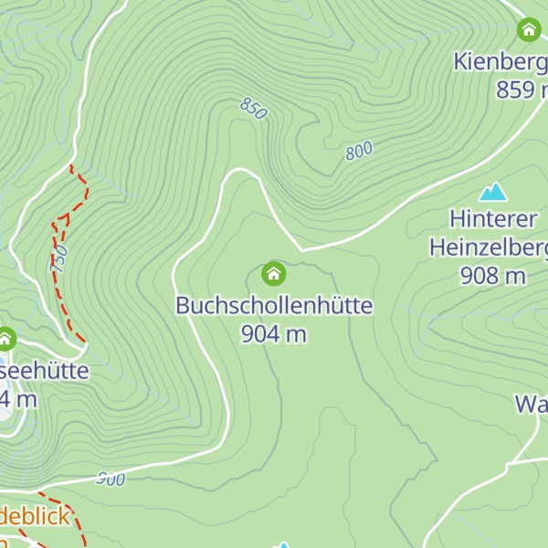 Map of Buchschollenhütte