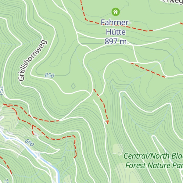 Map of Dolly Hütte