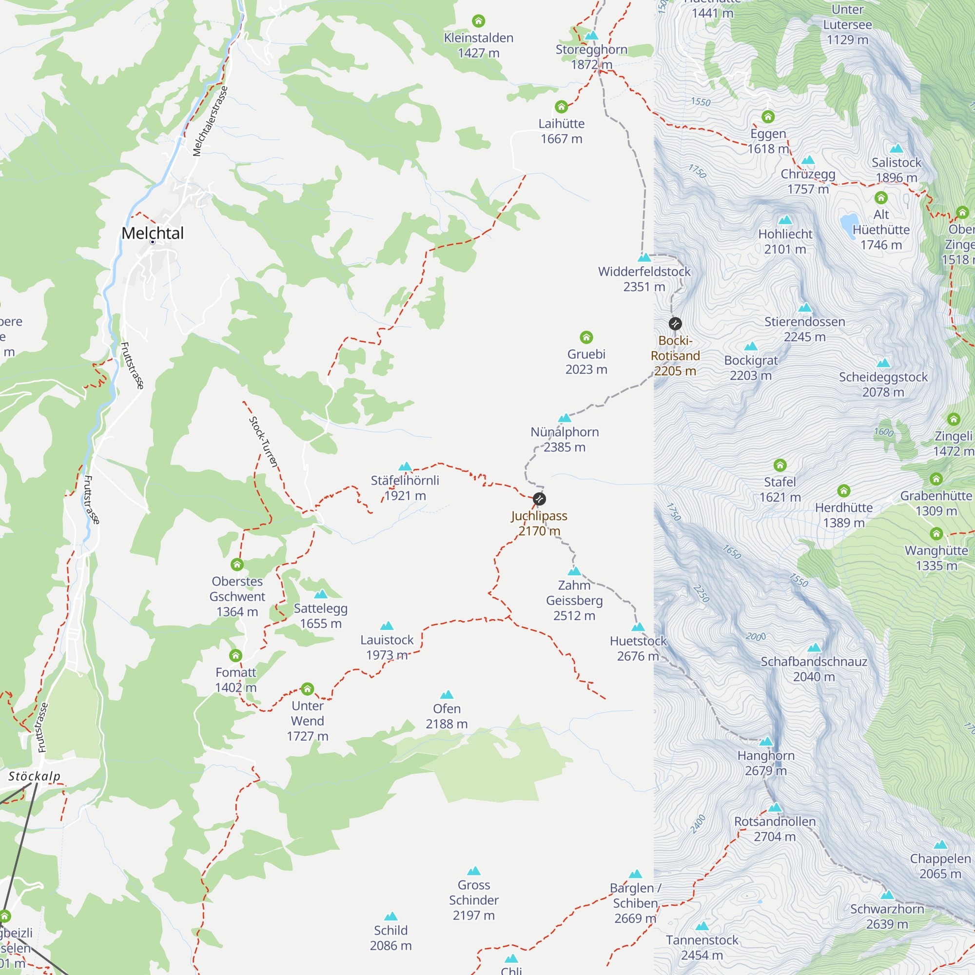 Nünalp map