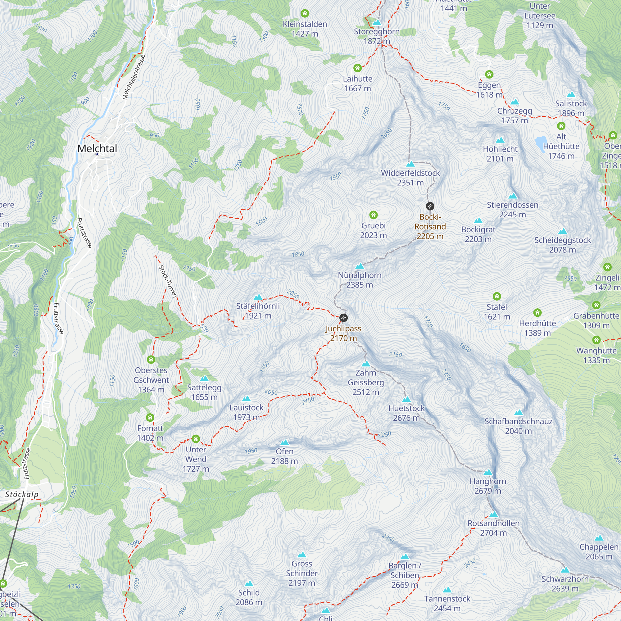 Nünalp map