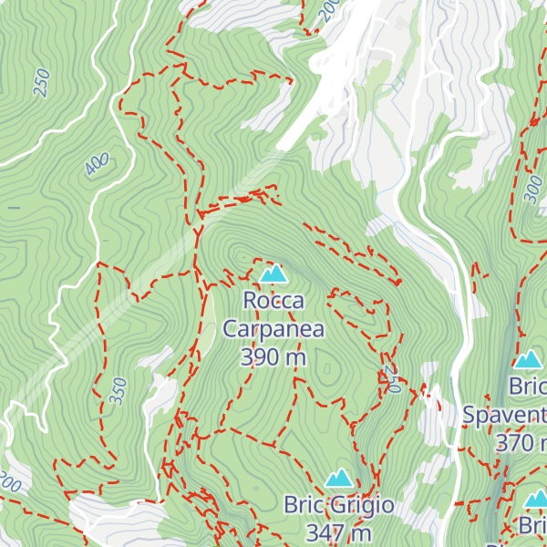 Map of Rocca Carpanea