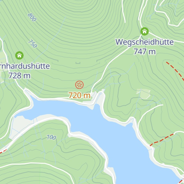 Map of Jägerlochhütte