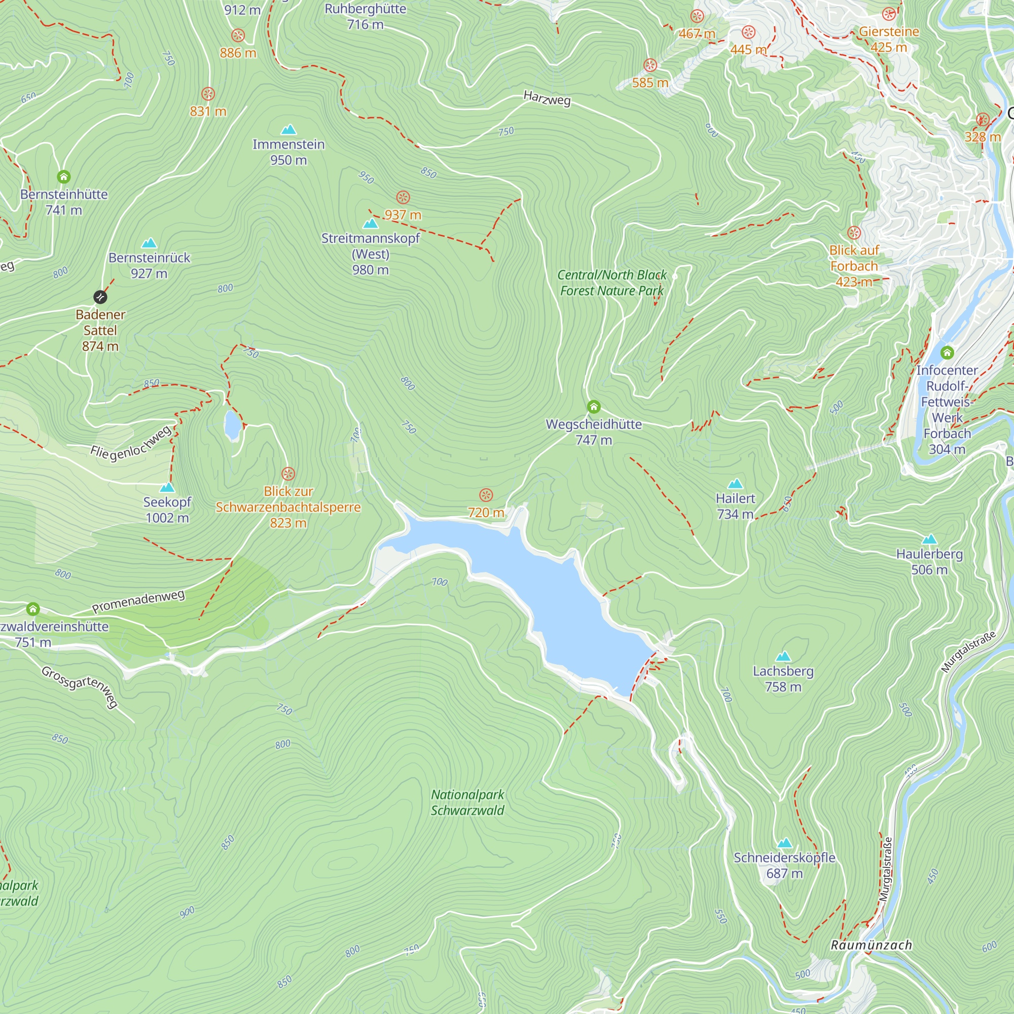 Jägerlochhütte map