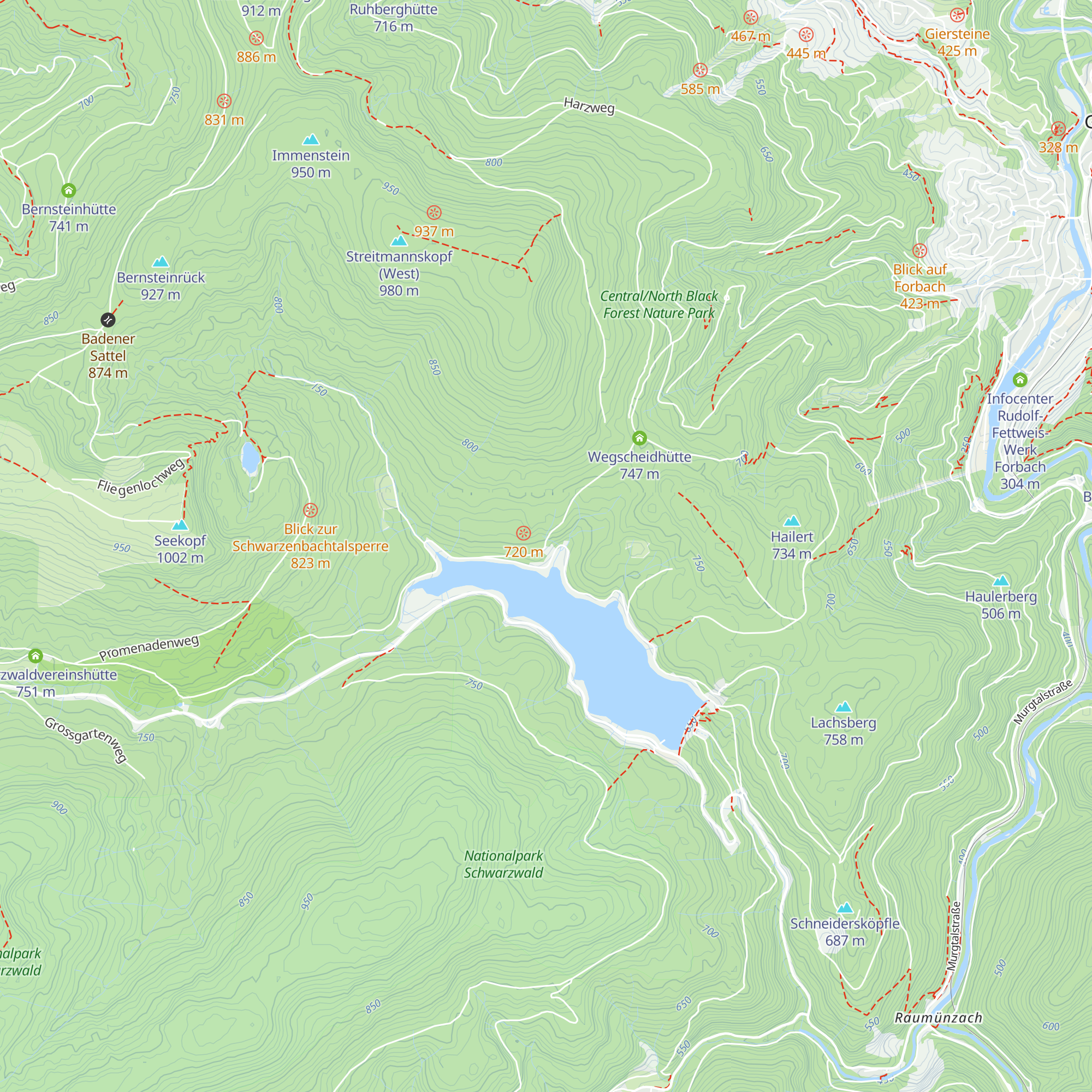 Jägerlochhütte map