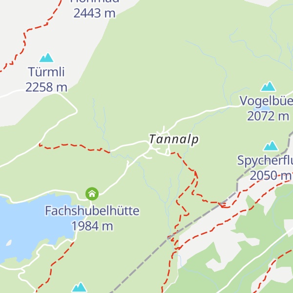 Map of Berggasthaus Tannalp